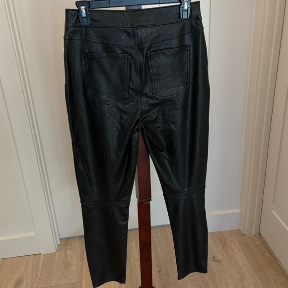 SPANX Faux Leather Ankle Skinny Pants in Black Size L - Picture 11 of 14